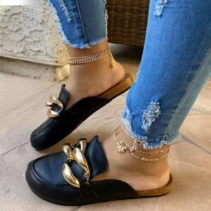 Outdoor Metal Beaded Sandals
