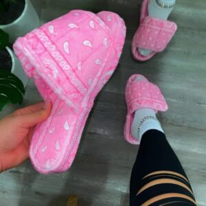 Bandana cotton slides